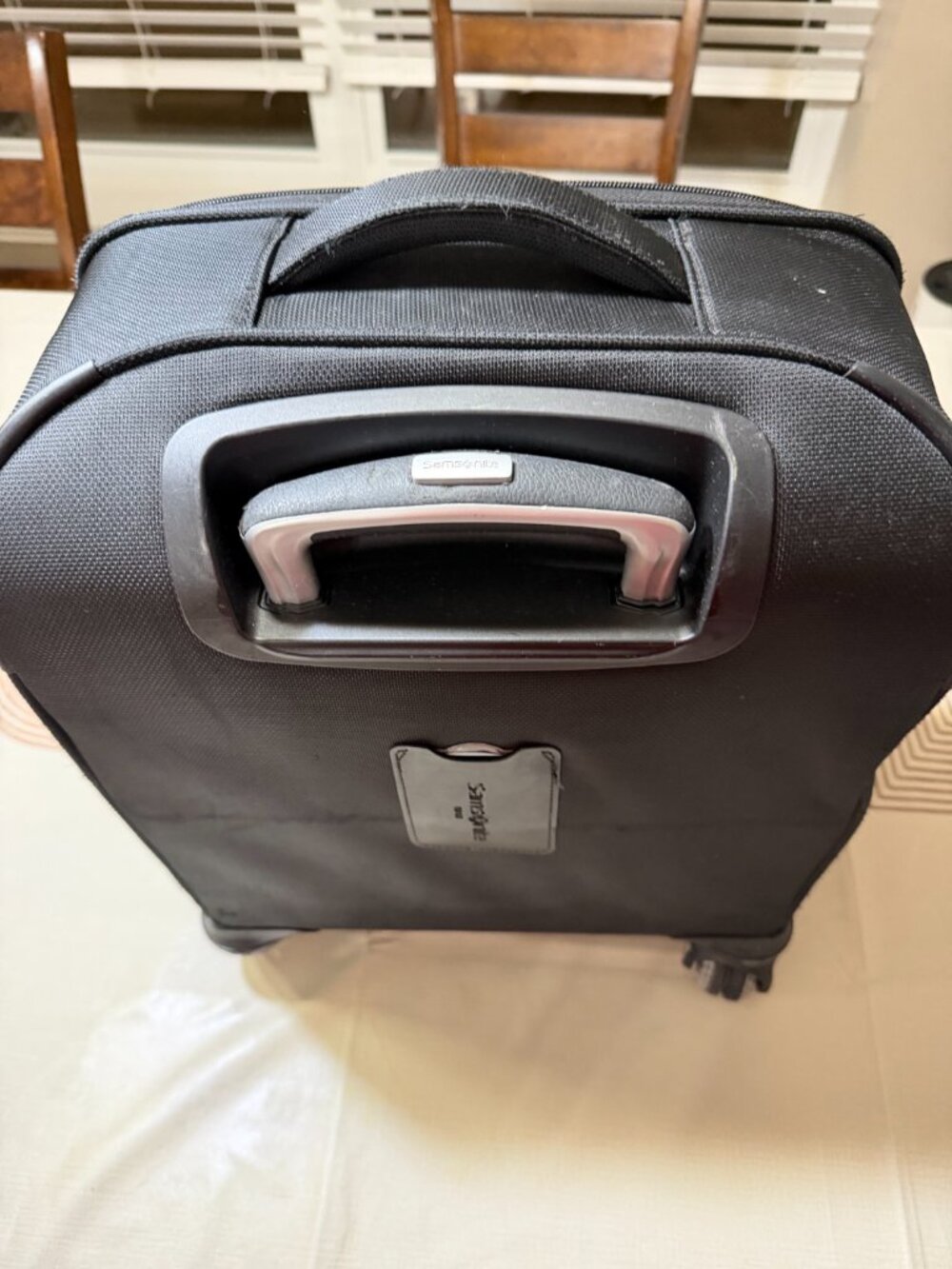 Samsonite Black Rolling Travel Garment Bag with Front Pocket - Picture 8 of 12